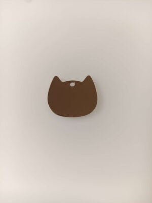 kassi ripats roosa-kuldne Graveeritav metallist kassi nimesilt