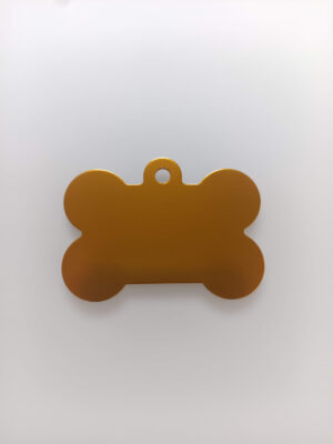 lemmiklooma nimesilt alumin oranž Graveeritav koera nimesilt