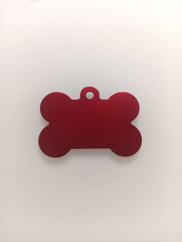 lemmiklooma nimesilt alumin punane Graveeritav koera nimesilt