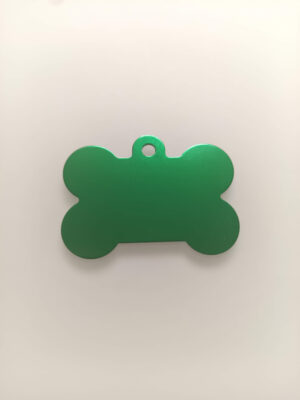 lemmiklooma nimesilt alumin roheline Graveeritav koera nimesilt
