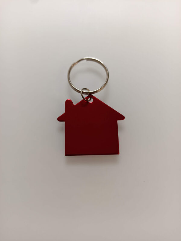 maja võtmehoidja Graveeringuga isikupärane maja võtmehoidja