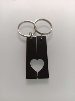 Kaheosaline südame võtmehoidjate komplekt (2 tk)