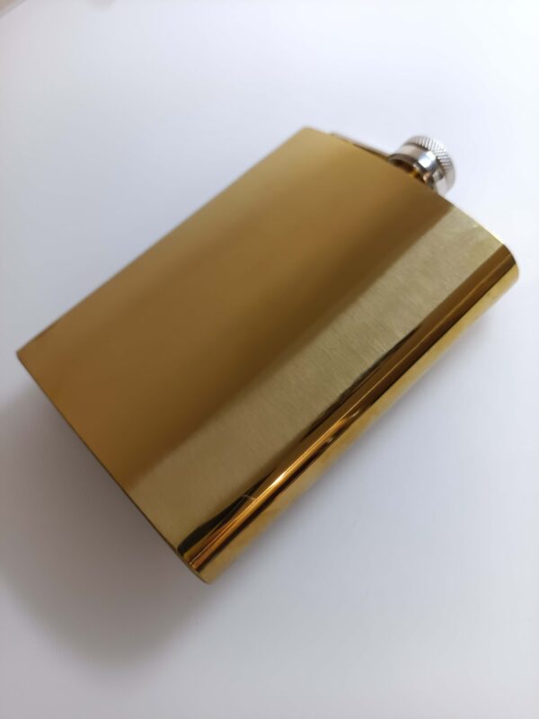 pläsku kuldne Graveeritav roostevabast terasest pläsku