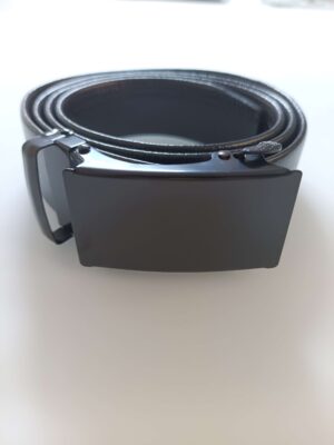 püksirihm must Graveeritav automaatpandlaga vöö