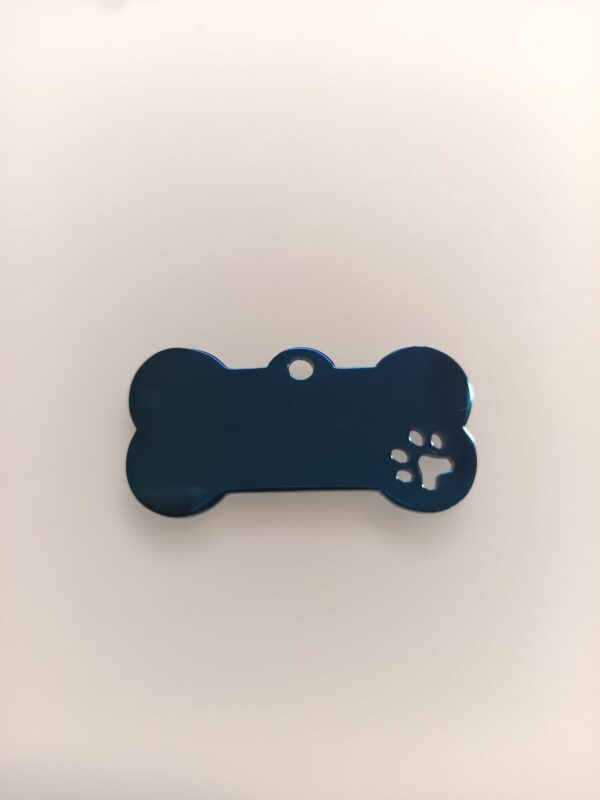 Graveeritav käpajäljega terasest koera nimesilt