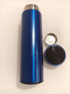 termos sinine Graveeritav termos puutetundliku temperatuuri näidukiga