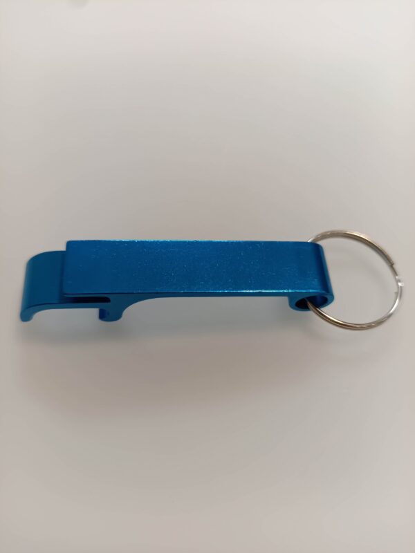 võtmehoidja õlleavaja helesinine Graveeritav alumiiniumist pudeliavaja-võtmehoidja