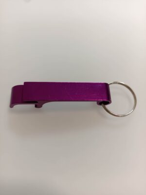 Graveeritav alumiiniumist pudeliavaja-võtmehoidja