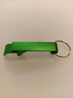 Graveeritav alumiiniumist pudeliavaja-võtmehoidja