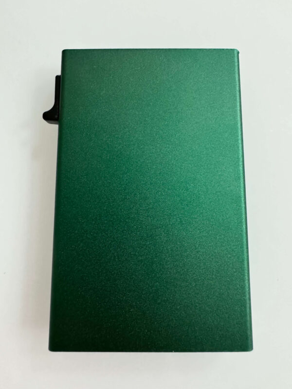 Pop-up kaardihoidja lisataskuga roheline Graveeritav pop-up kaardihoidja lisataskuga